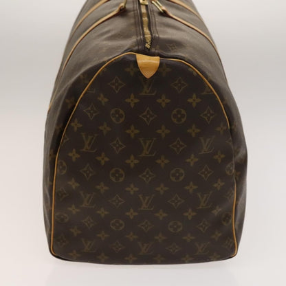 Louis Vuitton Keepall Bag Monogram Canvas, BROWN, CANVAS, Travel bag
