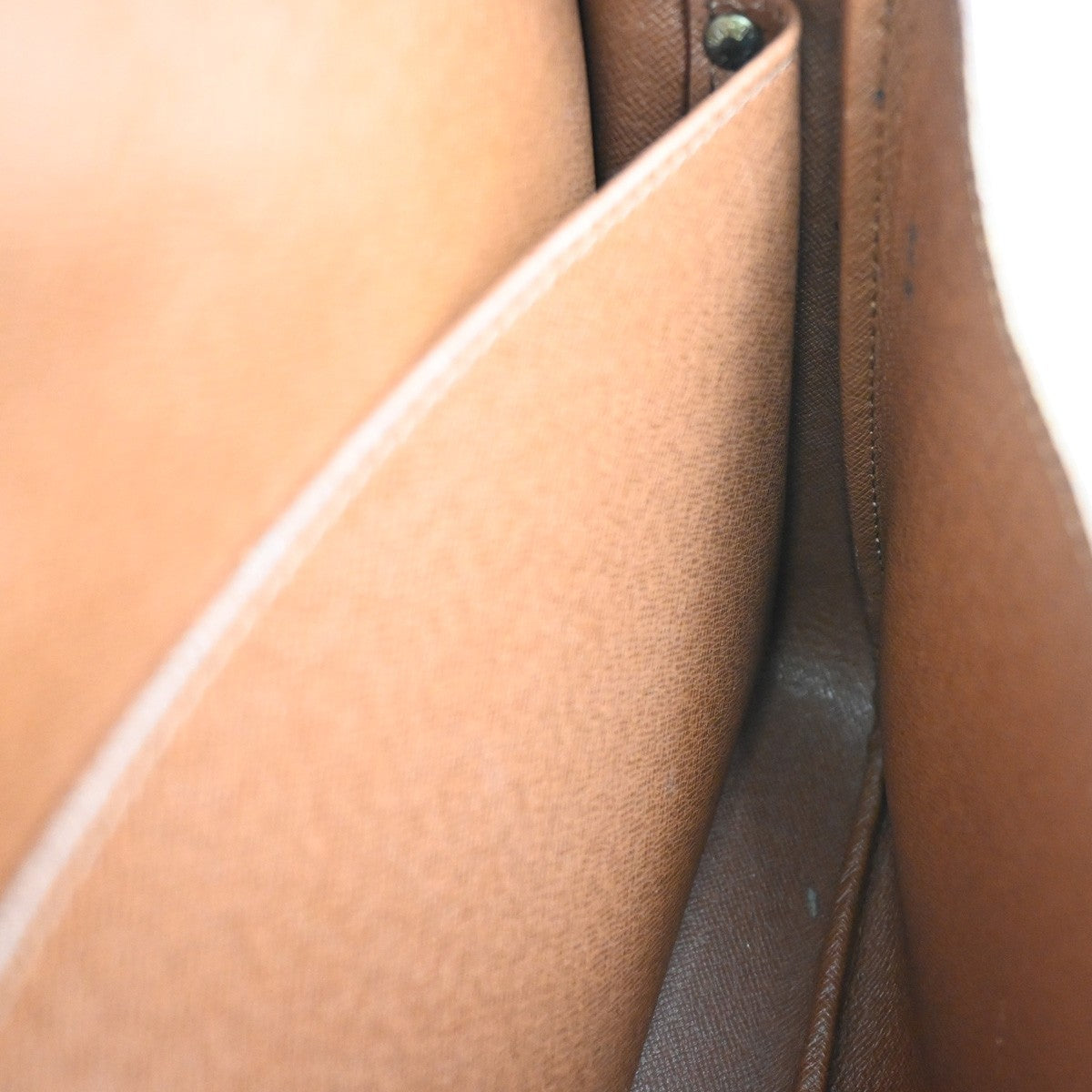 Louis Vuitton Cartouchiere Handbag Monogram Canvas, BROWN, LEATHER, Shoulder bag