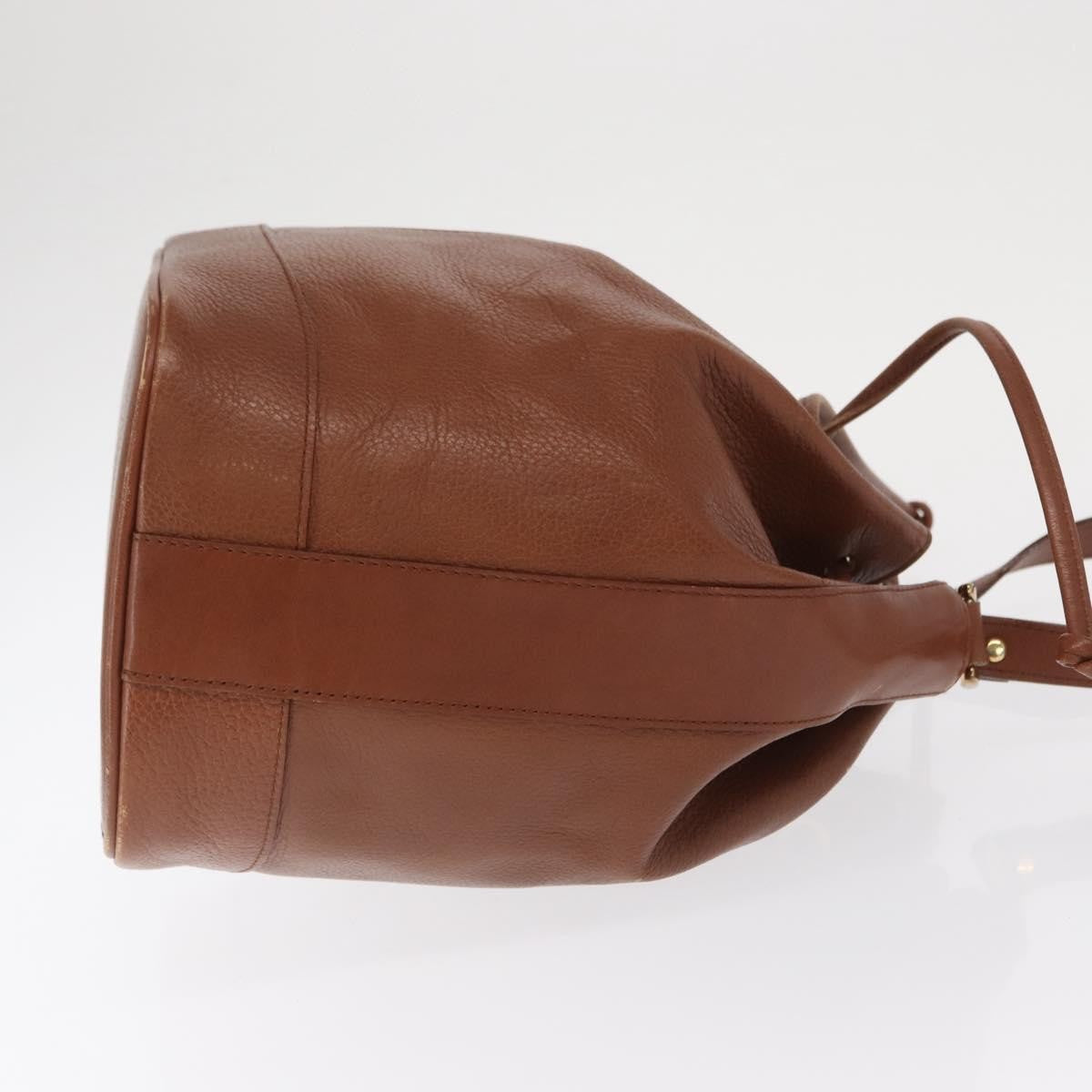 Burberry Vintage Shoulder Bag Leather, BROWN, LEATHER, Shoulder bag
