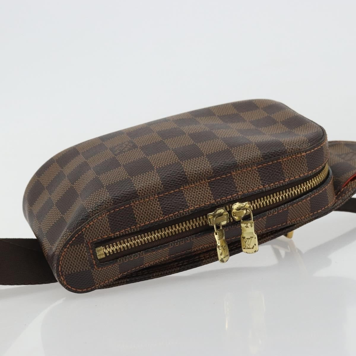 Louis Vuitton Geronimos Waist Bag Damier, Brown, Canvas, Shoulder Bag
