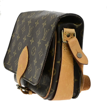 Louis Vuitton Cartouchiere Handbag Monogram Canvas, BROWN, CANVAS, Shoulder bag