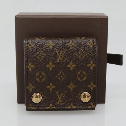 Louis Vuitton CASE JEWELRY BOX Canvas, BROWN, CANVAS, Wallets