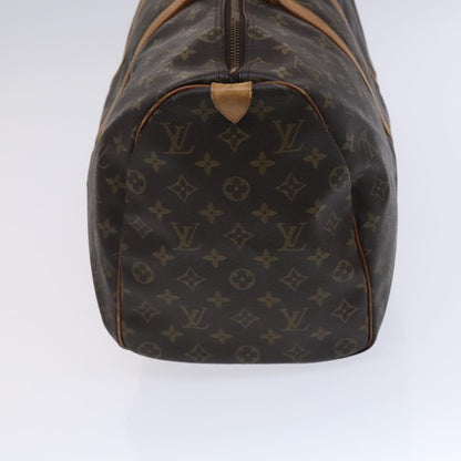 Louis Vuitton Keepall Bag Monogram Canvas, BROWN, CANVAS, Travel bag