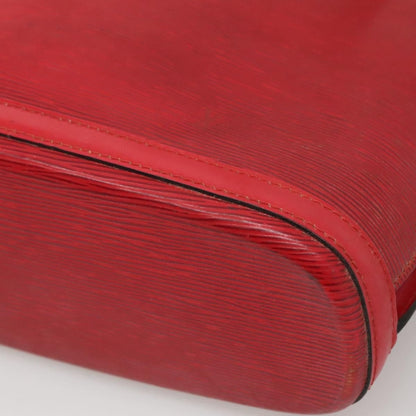 Louis Vuitton Lussac Handbag Epi Leather, RED, LEATHER, Shoulder bag