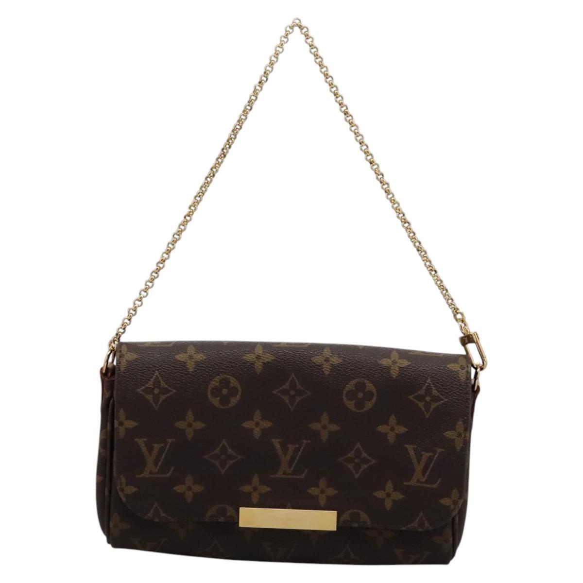 Louis Vuitton Favorite Handbag Monogram Canvas, BROWN, CANVAS, Shoulder bag