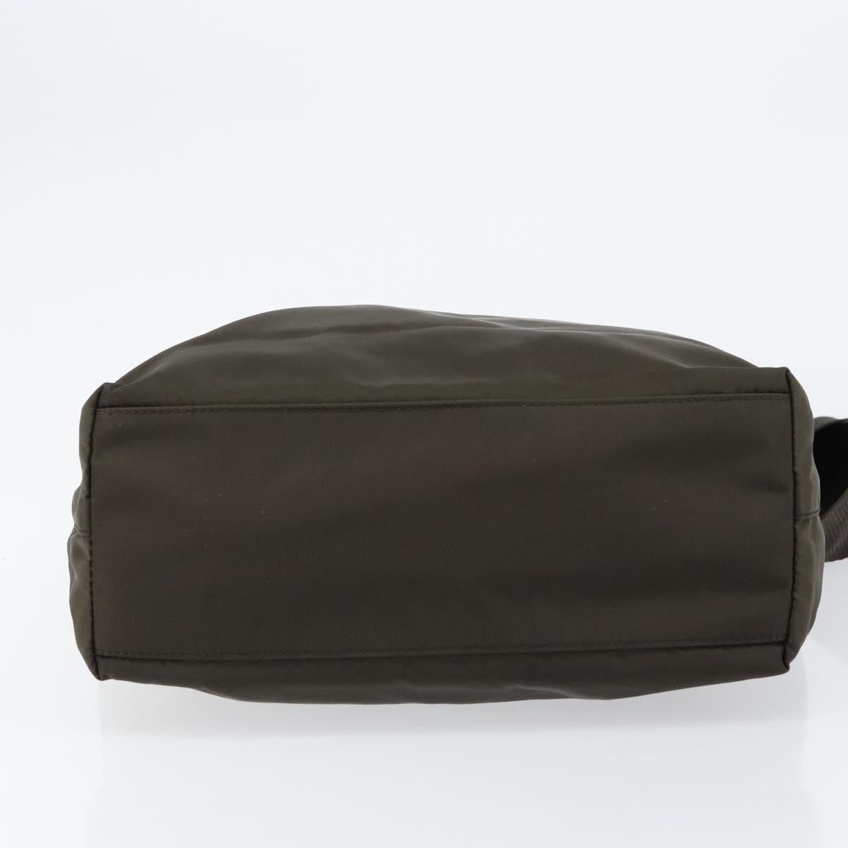 Prada Vintage Zip Tote Tessuto, KHAKI, NYLON, Tote bag