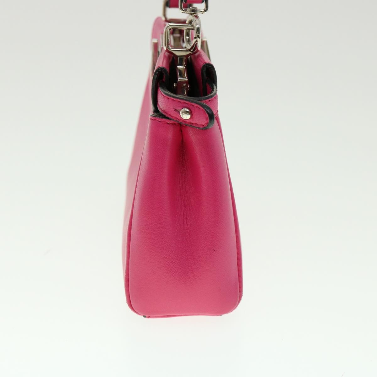 Fendi Peekaboo Bag Leather, PINK, LEATHER, Handbag