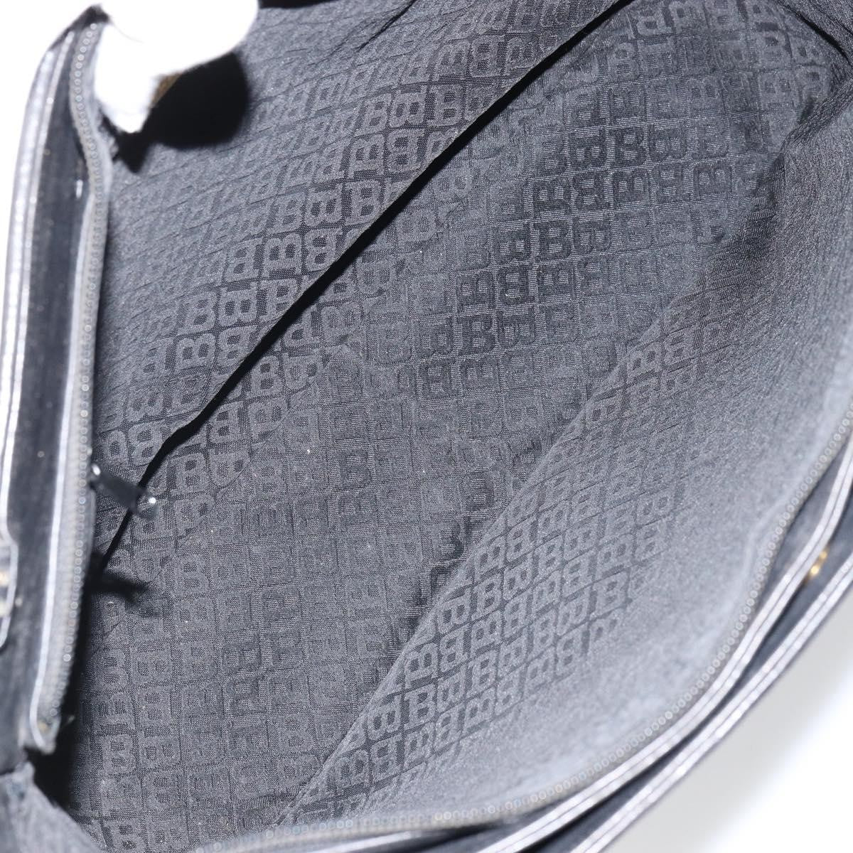 Bally Vintage Tote Bag Quilted Leather, Black, Leather, Tote Bag