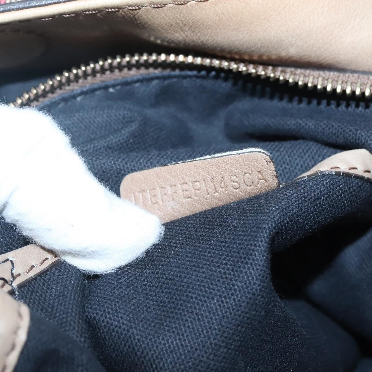 Burberry Parsons Hobo House Check Canvas and Leather, BEIGE, CANVAS, Shoulder bag