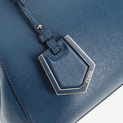 Fendi 2Jours Bag Leather, BLUE, LEATHER, Handbag