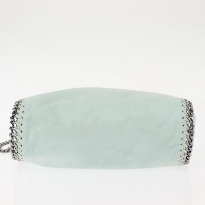 Stella McCartney Falabella Fold Over Crossbody Bag Suede, PINK, SUEDE, Shoulder bag