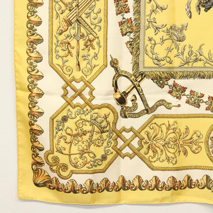 Hermes Carré 90 Silk multicolor, YELLOW, SILK, Scarve & shawl