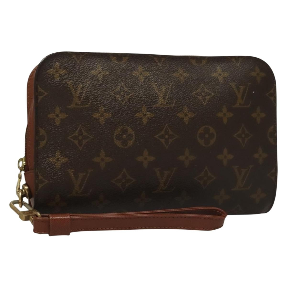 Louis Vuitton Pochette Orsay Monogram Canvas, BROWN, CANVAS, Clutche & pouche