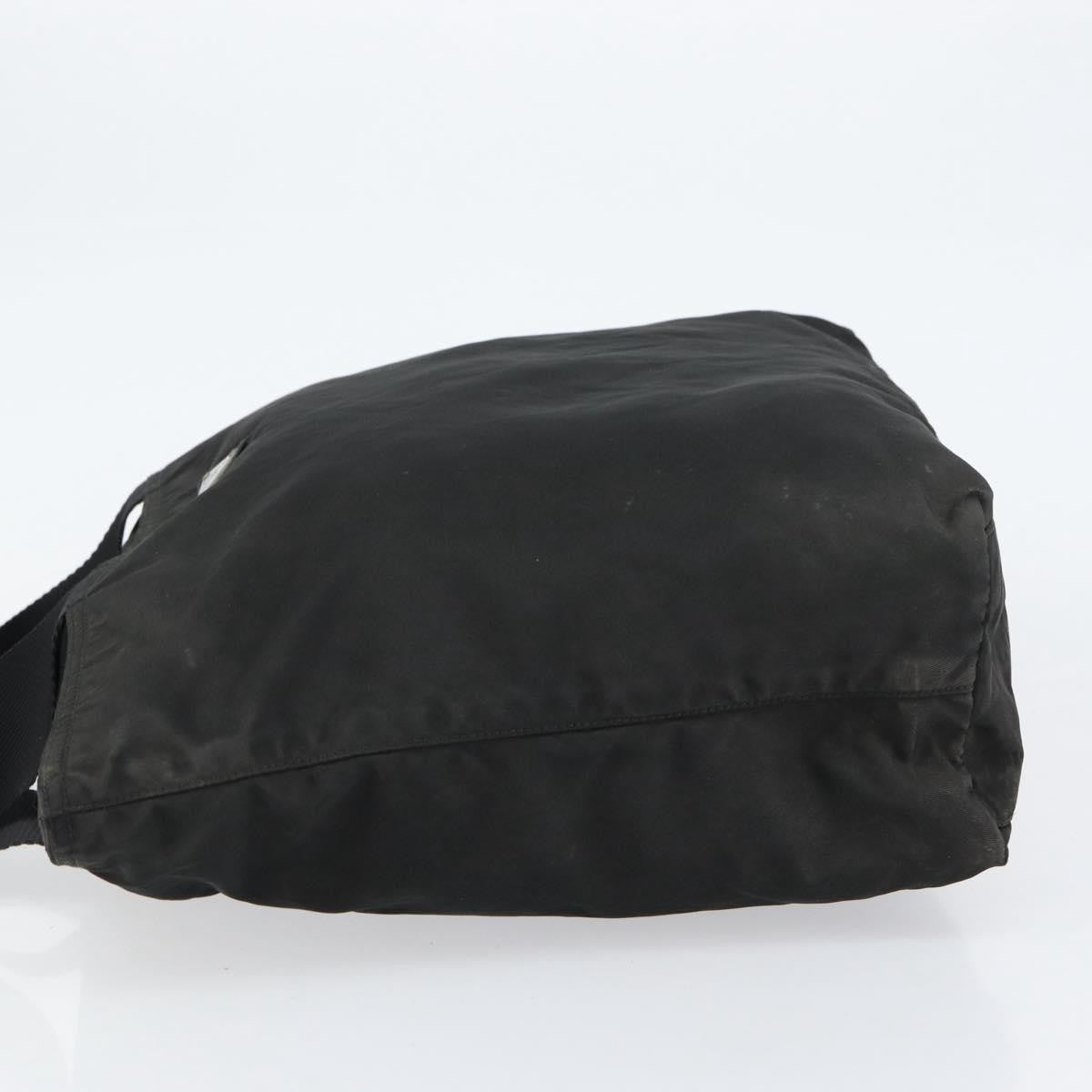 Prada Vintage Zip Tote Tessuto, BLACK, NYLON, Tote bag
