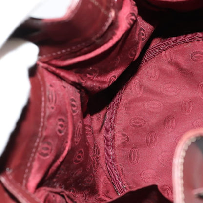 cartier Must de cartier bag Leather, BURGUNDY, LEATHER, Shoulder bag