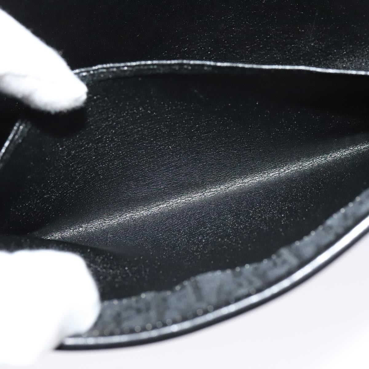 Christian Dior Vintage Trotter Flap Shoulder Bag Canvas, BLACK, CANVAS, Shoulder bag