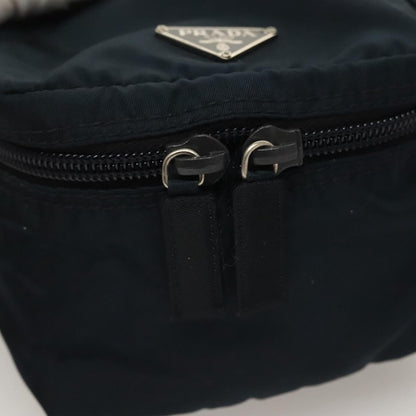 Prada Zip Around Toiletry Bag Tessuto, Navy, Nylon, Clutch