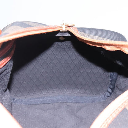 Fendi Vintage Pequin Convertible Boston Bag Coated Canvas, Multicolour, Canvas, Travel Bag