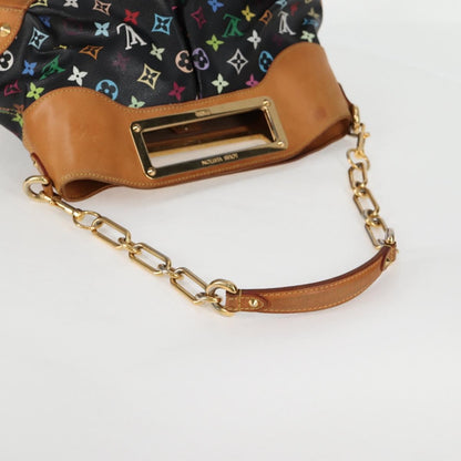 Louis Vuitton Judy Handbag Monogram Multicolor, BLACK, CANVAS, Handbag
