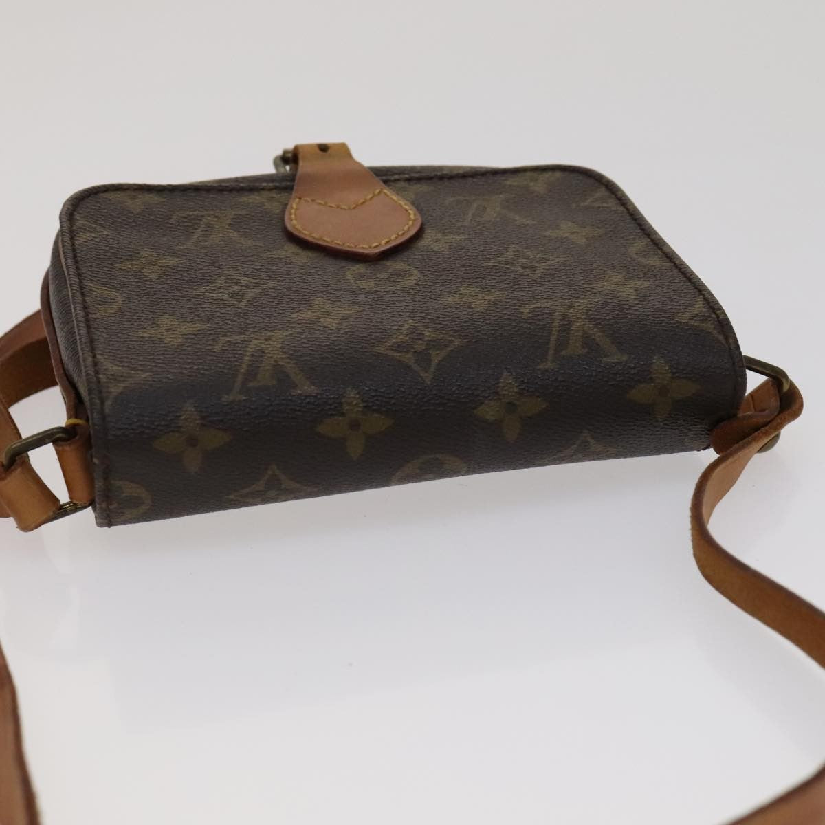 Louis Vuitton Cartouchiere Handbag Monogram Canvas, BROWN, CANVAS, Handbag