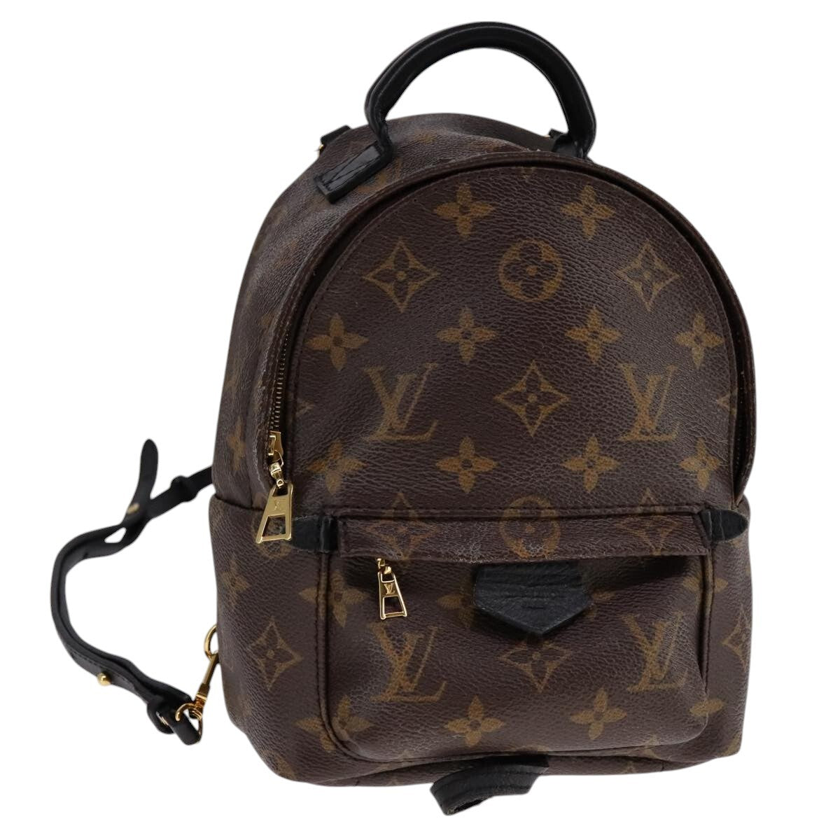 Louis Vuitton Palm Springs Backpack Monogram Canvas, BROWN, CANVAS, Backpack