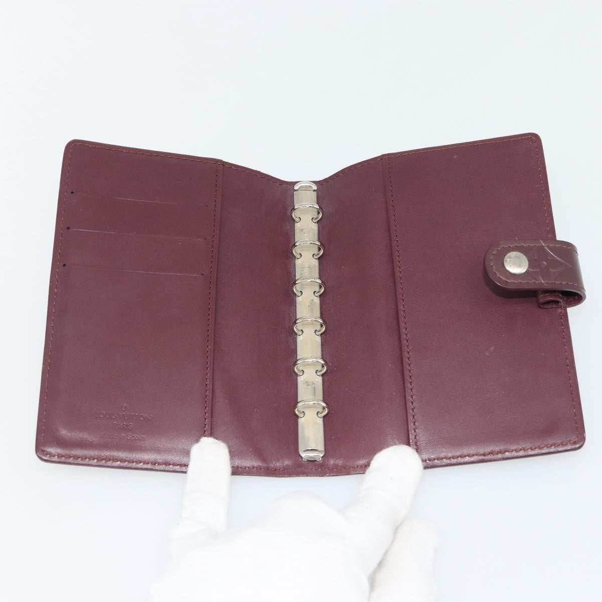 Louis Vuitton Agenda Cover Monogram Canvas, Purple, Canvas, Clutch