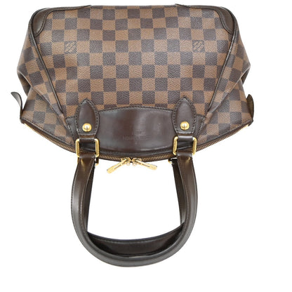 Louis Vuitton Verona Handbag Damier, BROWN, CANVAS, Shoulder bag