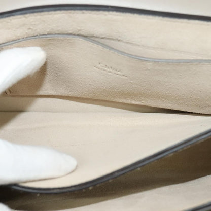 Chloe Faye Shoulder Bag Leather and Suede, GRAY, LEATHER, Shoulder bag