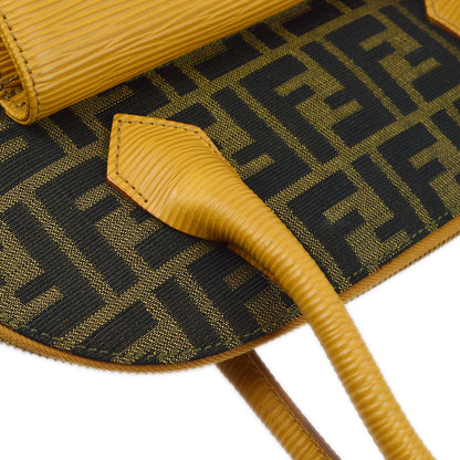 Fendi Convertible Dome Bag Zucca Canvas, BROWN, CANVAS, Bag