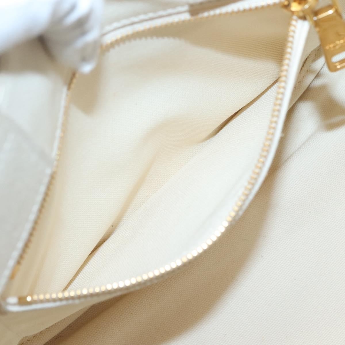 Prada Canapa Tote Canvas, White, Canvas, Tote Bag