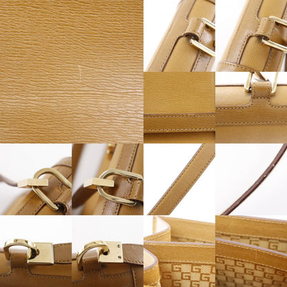 Gucci Interlocking G Buckle Messenger Bag Leather, BROWN, LEATHER, Shoulder bag
