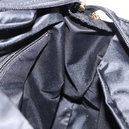 Celine Vintage Shoulder Bag Nylon, BLACK, NYLON, Shoulder bag