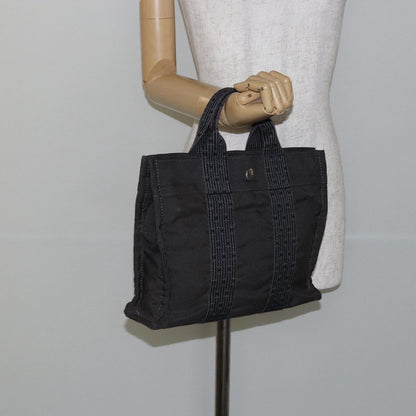 Hermes Fourre-tout Herline Fourre-tout Herline, GRAY, CANVAS, Tote bag