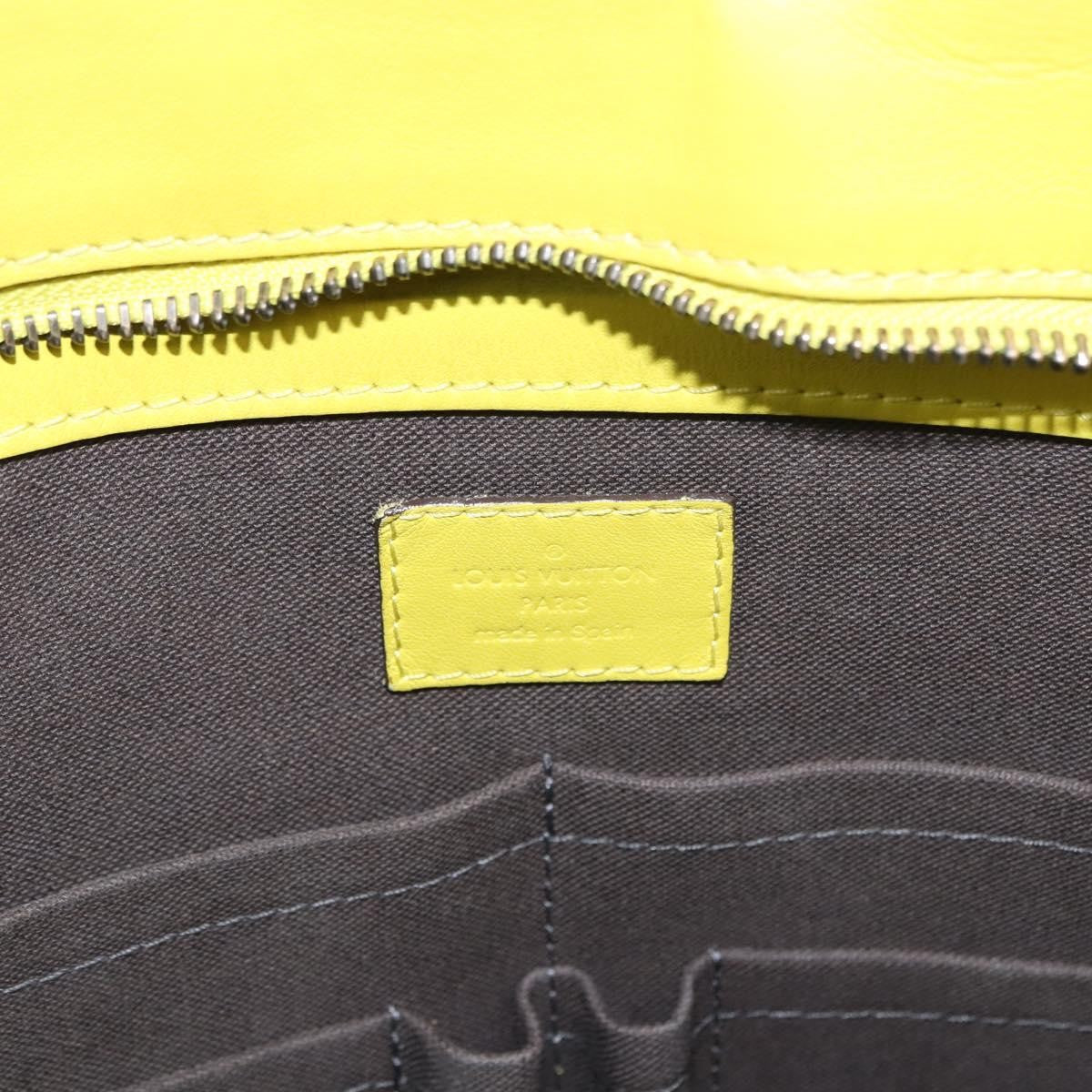 Louis Vuitton Tadao Handbag Damier Infini Leather, YELLOW, LEATHER, Handbag