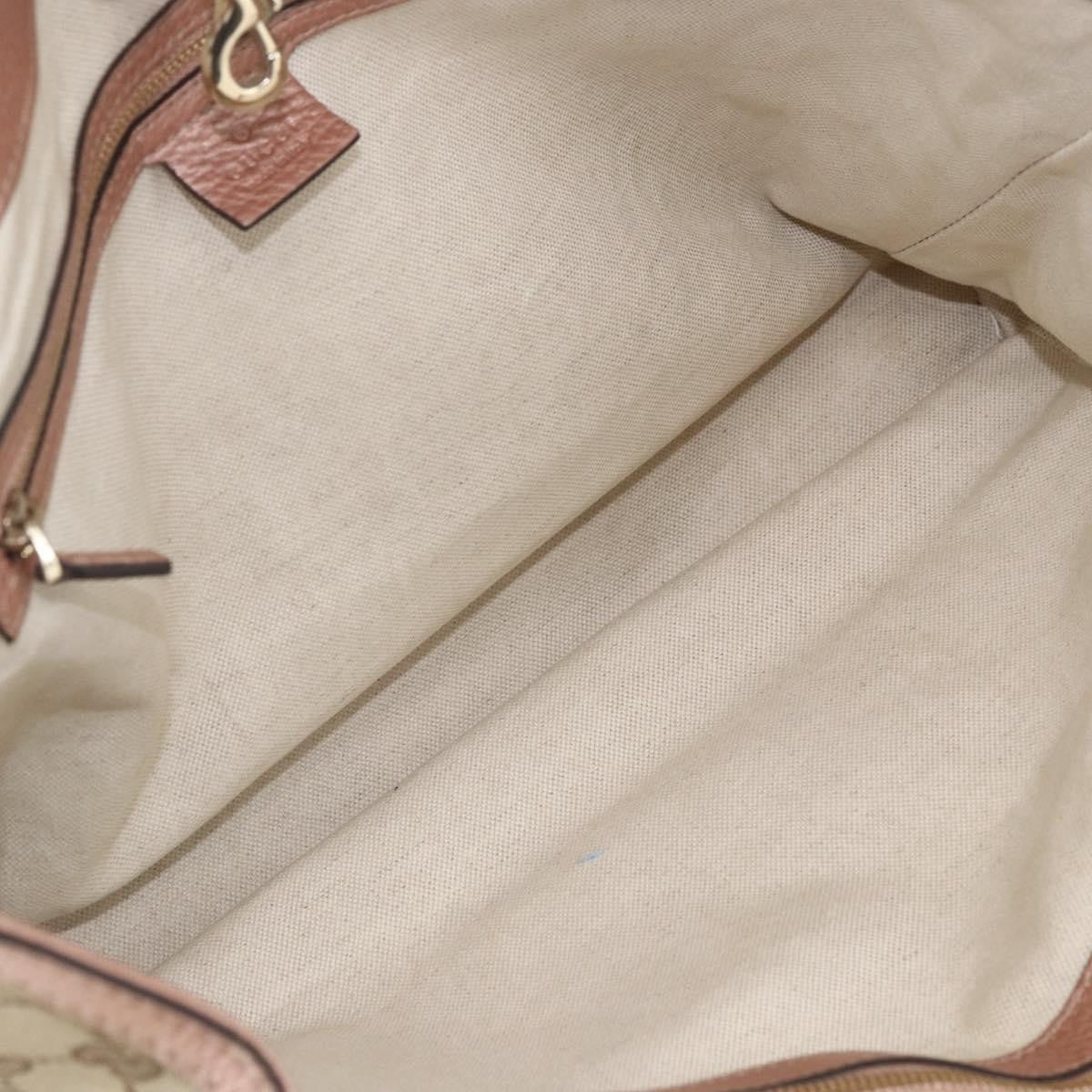 Gucci Bella Tote GG Canvas with Leather, BEIGE, CANVAS, Tote bag