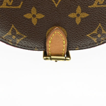 Louis Vuitton Tambourine Handbag Monogram Canvas, Brown, Canvas, Shoulder Bag