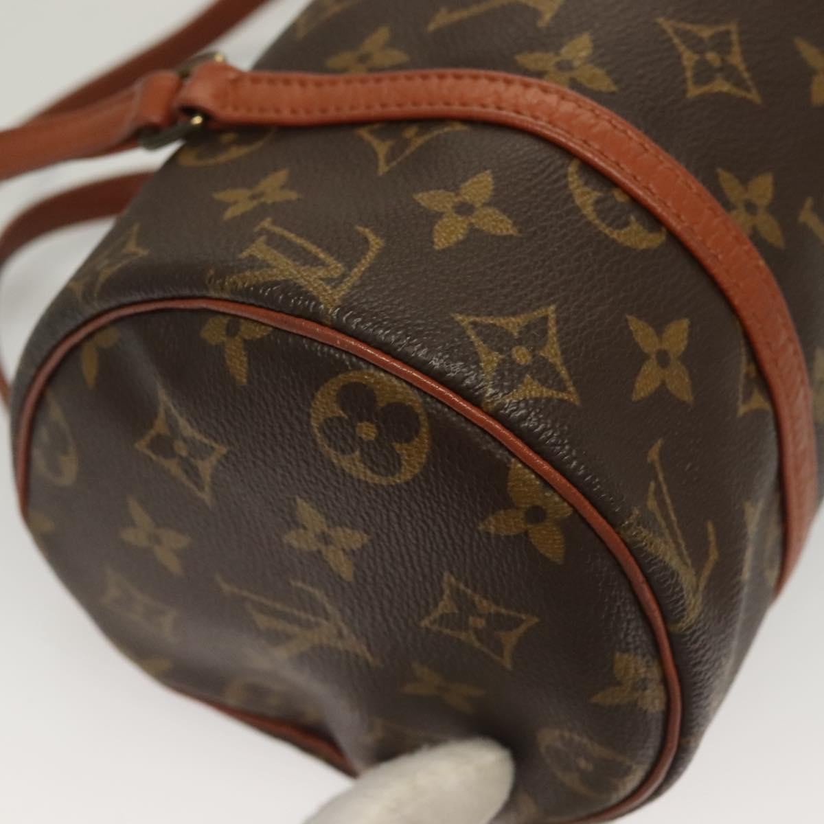 Louis Vuitton Papillon Handbag Monogram Canvas, BROWN, CANVAS, Handbag