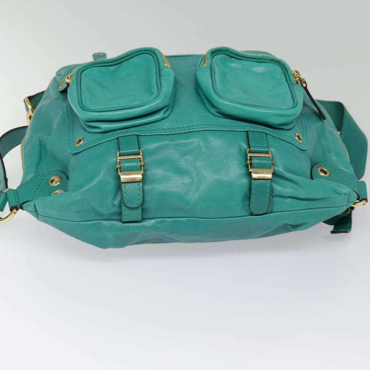 Gucci Darwin Convertible Backpack Leather, GREEN, LEATHER, Backpack