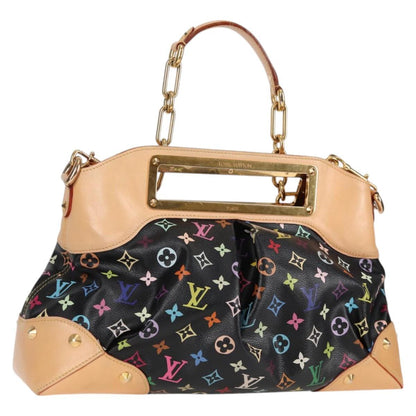 Louis Vuitton Judy Handbag Monogram Multicolor, BLACK, CANVAS, Handbag