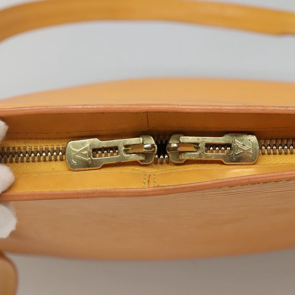 Louis Vuitton Lussac Handbag Epi Leather, YELLOW, LEATHER, Shoulder bag