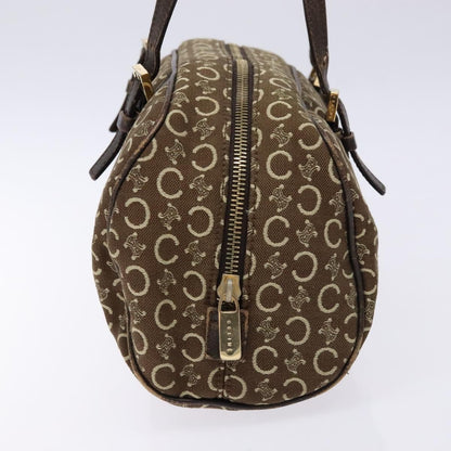 Celine Vintage Macadam Handbag Macadam, BROWN, CANVAS, Handbag