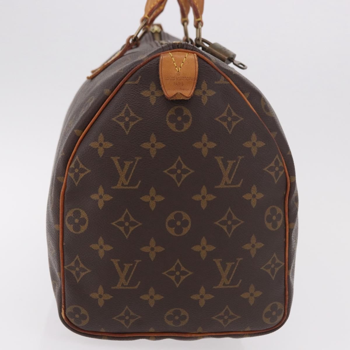 Louis Vuitton Speedy Handbag Monogram Canvas, Brown, Canvas, Handbag