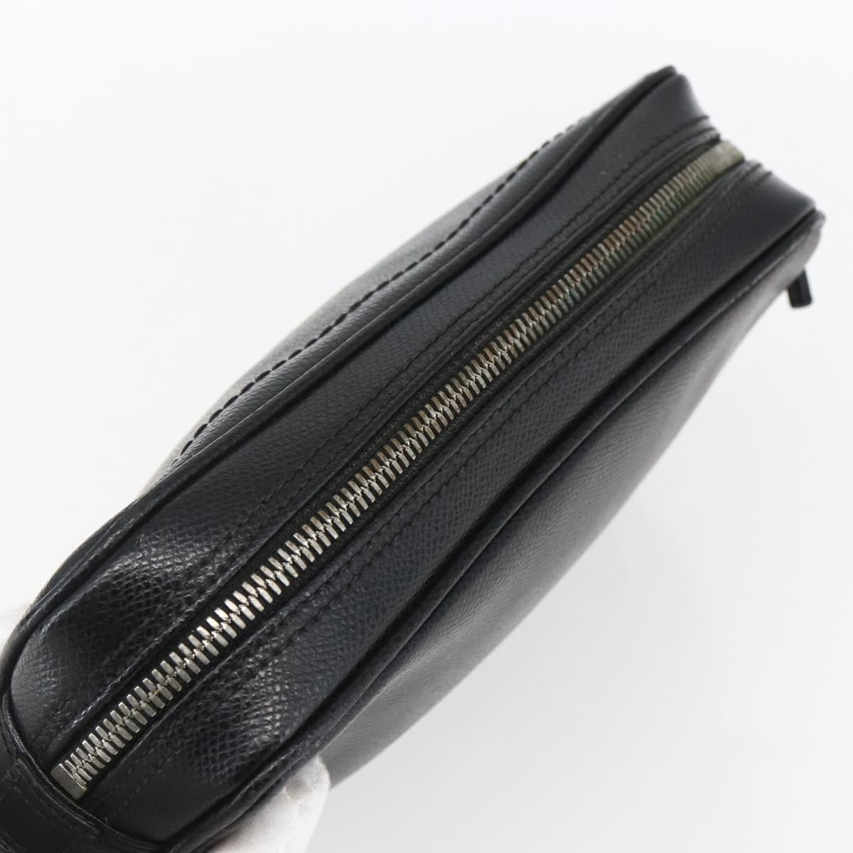 Salvatore Ferragamo Vintage clutch Bag Leather, BLACK, LEATHER, Clutche & pouche