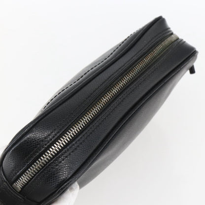 Salvatore Ferragamo Vintage clutch Bag Leather, BLACK, LEATHER, Clutche & pouche