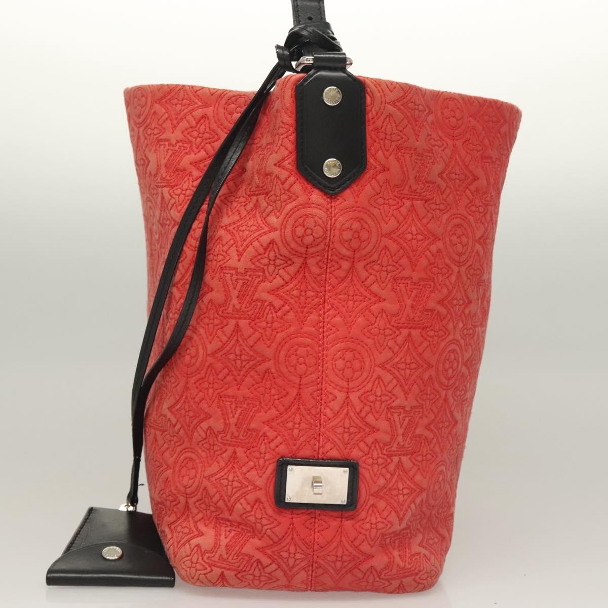 Louis Vuitton Antheia Hobo Leather, RED, LEATHER, Shoulder bag