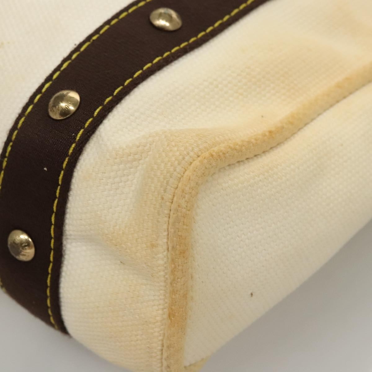 Louis Vuitton Antigua Tote Canvas, WHITE, CANVAS, Tote bag