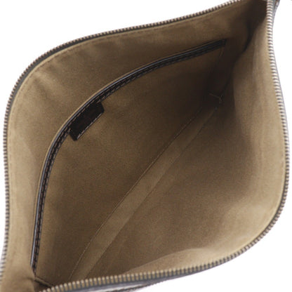 Louis Vuitton Sac Plat Crossbody Bag Utah Leather, BROWN, CALFSKIN, Shoulder bag