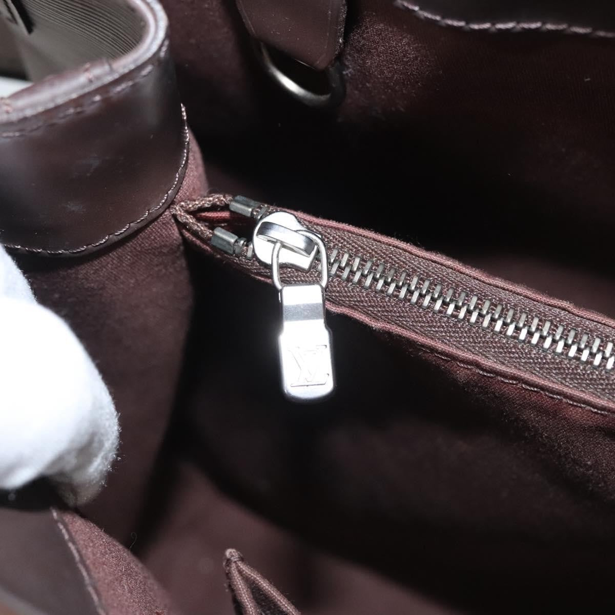 Louis Vuitton Mandara Handbag Epi Leather, BROWN, LEATHER, Shoulder bag