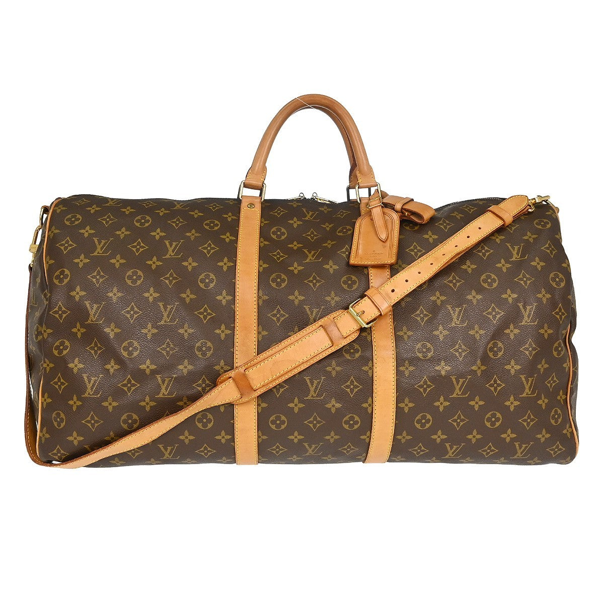 Louis Vuitton Keepall Bandouliere Bag Monogram Canvas, Brown, Canvas, Travel Bag