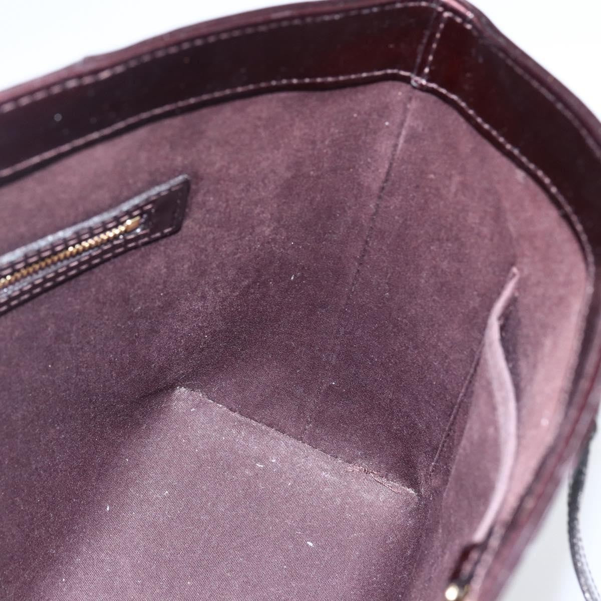 Louis Vuitton Avalon Handbag Monogram Vernis, PURPLE, PATENT_LEATHER, Tote bag